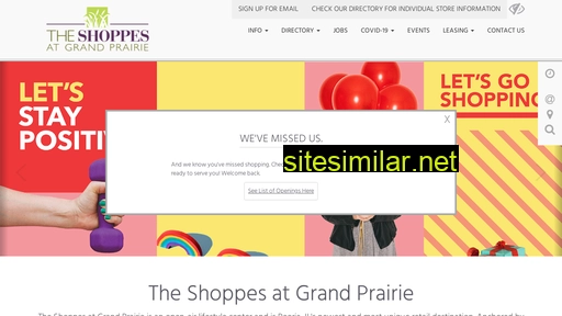 shoppesatgrandprairie.com alternative sites