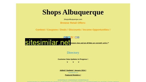 shopsalbuquerque.com alternative sites