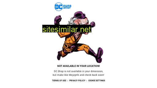 shop.dccomics.com alternative sites