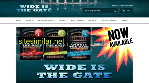 shop.wideisthegate.com alternative sites