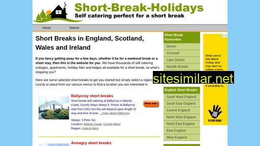short-break-holidays.com alternative sites