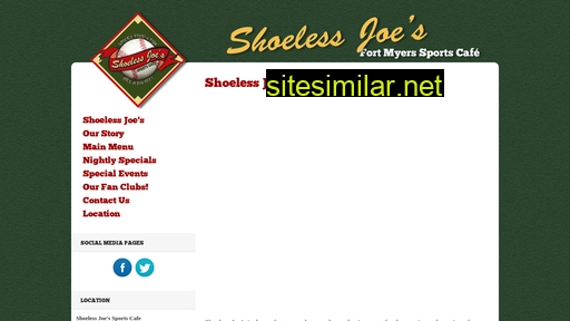 shoeless-joes.com alternative sites