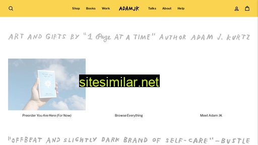 shop.adamjk.com alternative sites