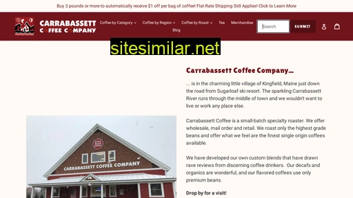 shop.carrabassettcoffee.com alternative sites