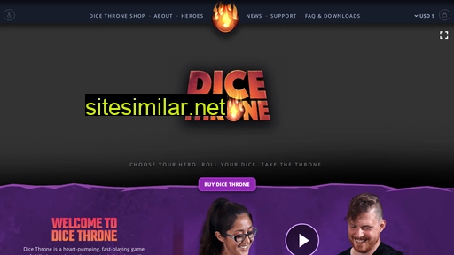 shop.dicethrone.com alternative sites