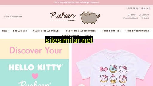 shop.pusheen.com alternative sites