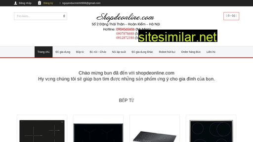 Shopdeonline similar sites