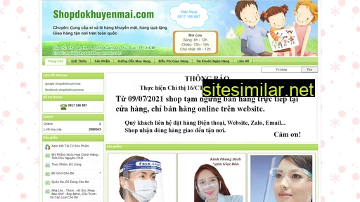 shopdokhuyenmai.com alternative sites