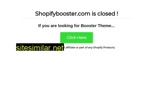 shopifybooster.com alternative sites