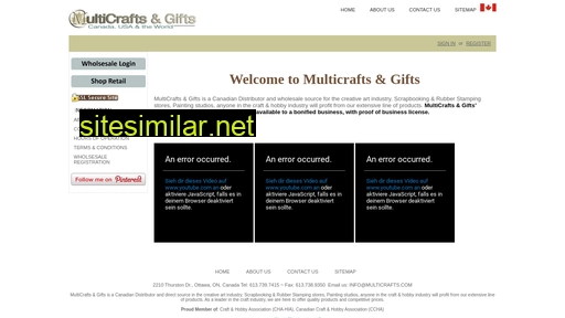 shopmulticrafts.com alternative sites