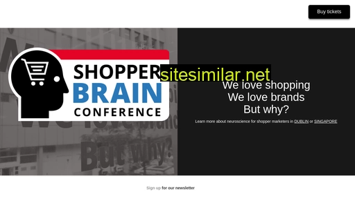 shopperbrainconference.com alternative sites