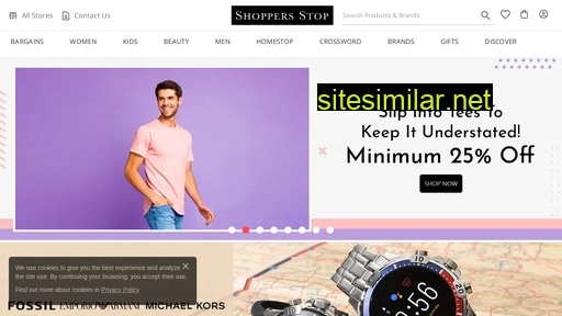 Shoppersstop similar sites