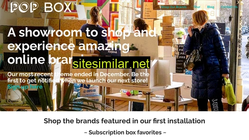 shoppopbox.com alternative sites