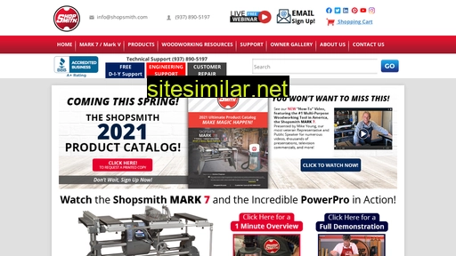shopsmith.com alternative sites