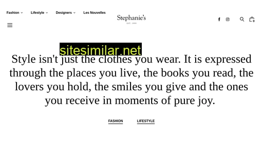 shopstephanies.com alternative sites