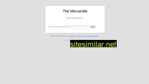 shopthemercantileco.com alternative sites