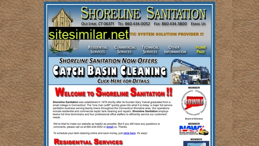 shorelinesanitation.com alternative sites