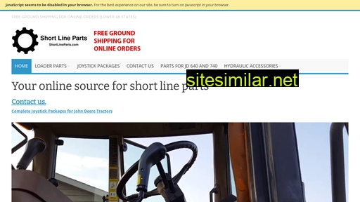 shortlineparts.com alternative sites
