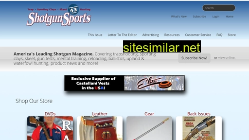 shotgunsportsmagazine.com alternative sites
