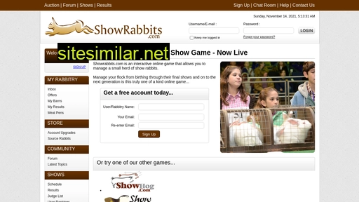 showrabbits.com alternative sites