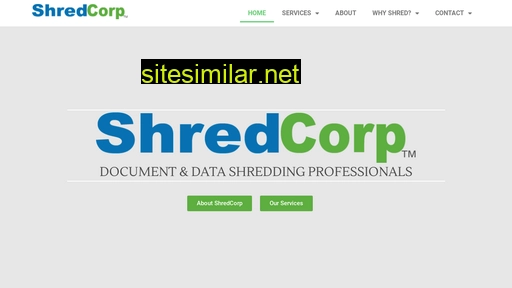 shredcorp.com alternative sites