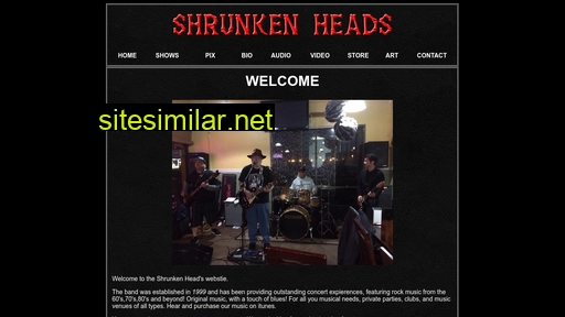 shrunkenheadsrock.com alternative sites