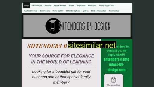 shtenders-by-design.com alternative sites