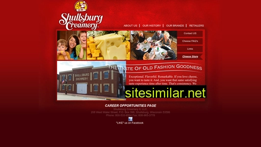 shullsburgcreamery.com alternative sites