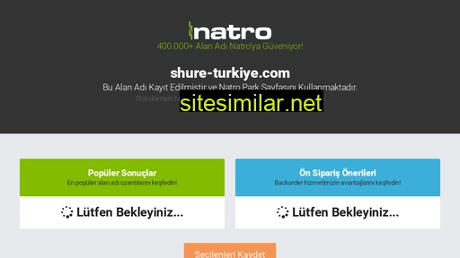 shure-turkiye.com alternative sites