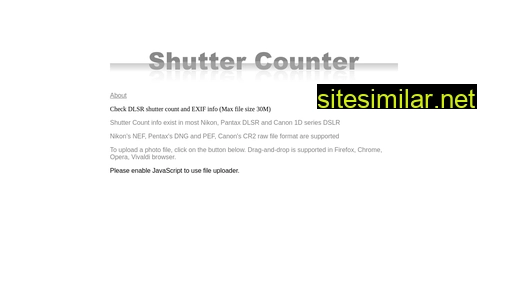 shuttercounter.com alternative sites