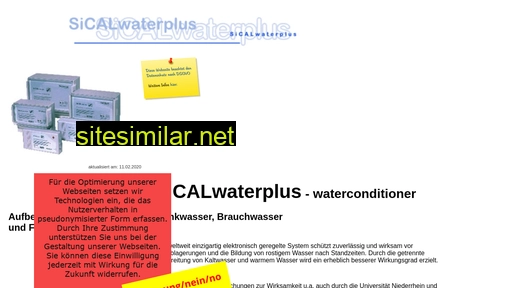 sicalwaterplus.com alternative sites