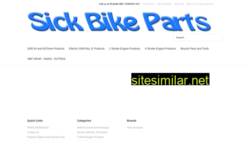 Sickbikeparts similar sites