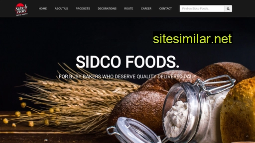 sidcofoods.com alternative sites