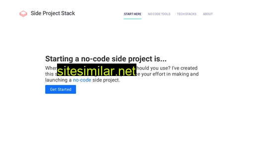 sideprojectstack.com alternative sites