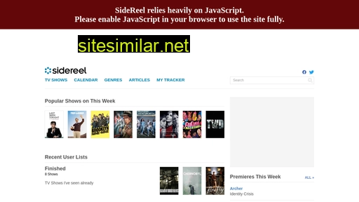 sidereel.com alternative sites
