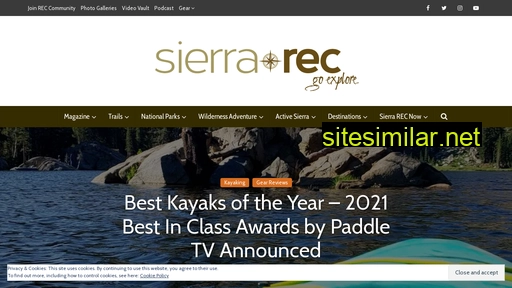 sierrarecmagazine.com alternative sites
