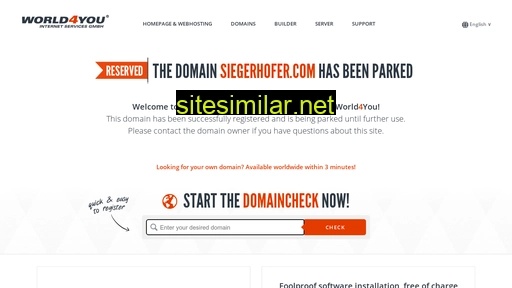 siegerhofer.com alternative sites