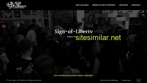 Sign-of-liberty similar sites