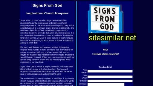 signsfromgod.com alternative sites