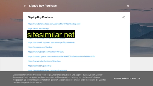 signup-buy-purchase.blogspot.com alternative sites