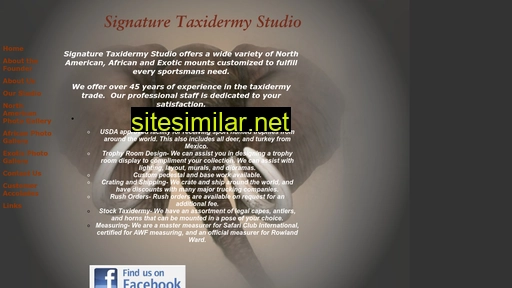 signaturetaxidermy.com alternative sites