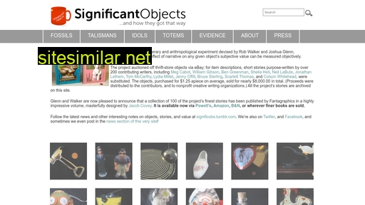 significantobjects.com alternative sites
