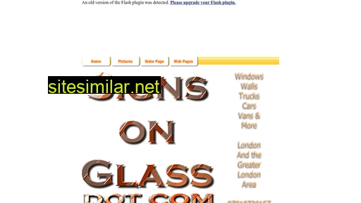 signsonglass.com alternative sites