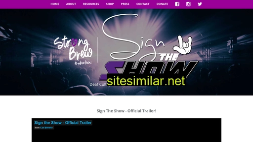 signtheshow.com alternative sites