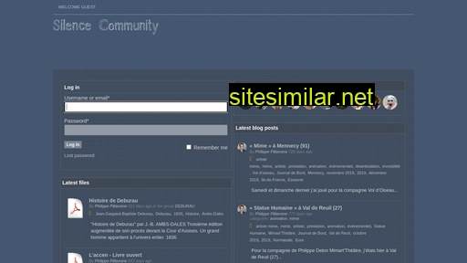 silencecommunity.com alternative sites