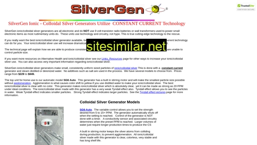 silvergen.com alternative sites