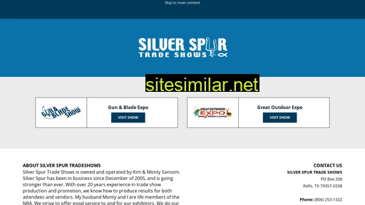 Silverspurtradeshows similar sites