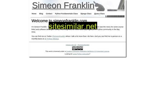 Simeonfranklin similar sites