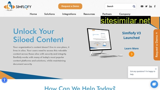 Simflofy similar sites