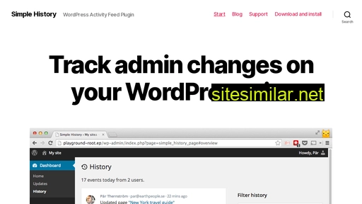 simple-history.com alternative sites